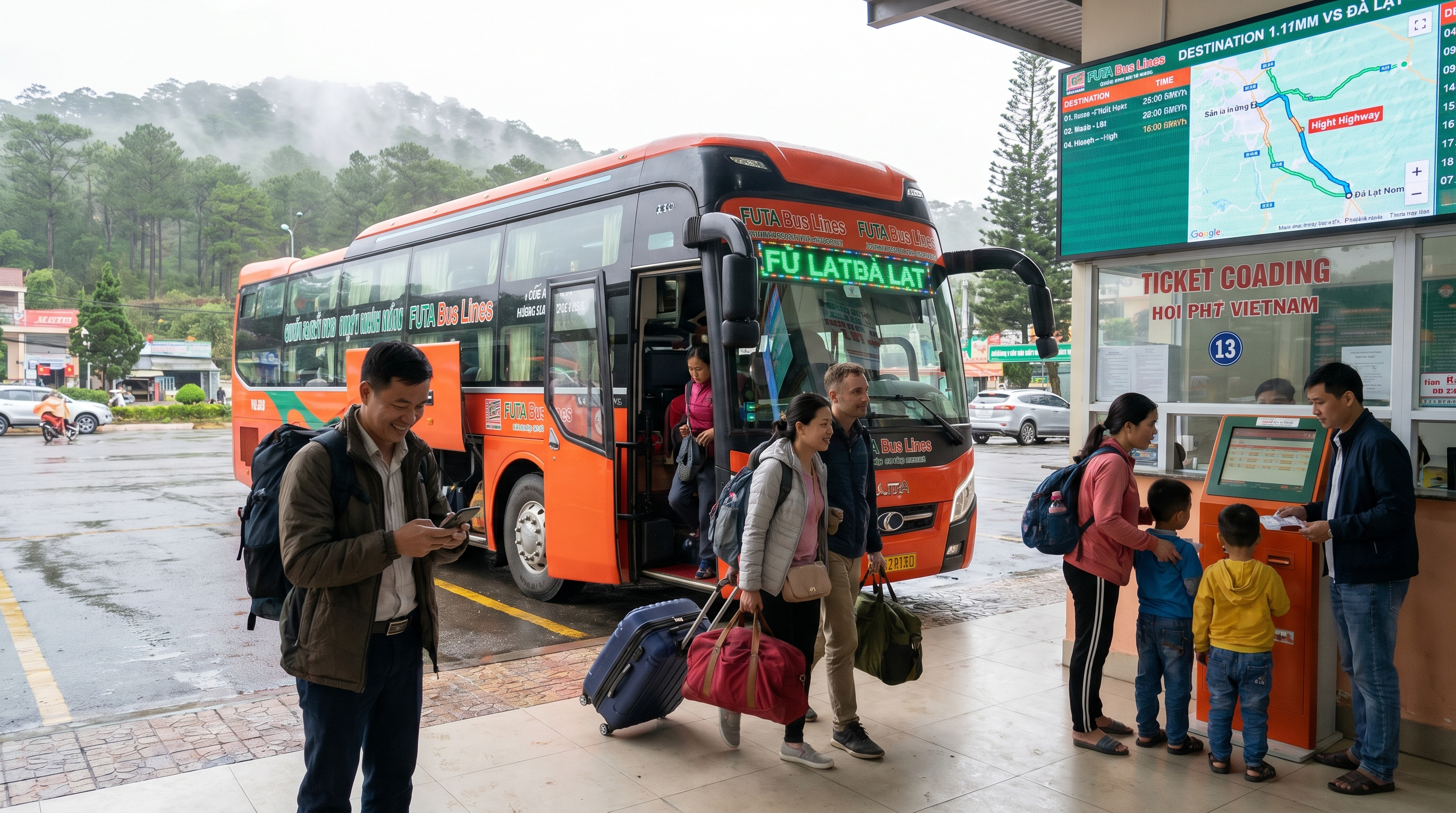Tác động của cao tốc đến hành khách đi Đà Lạt