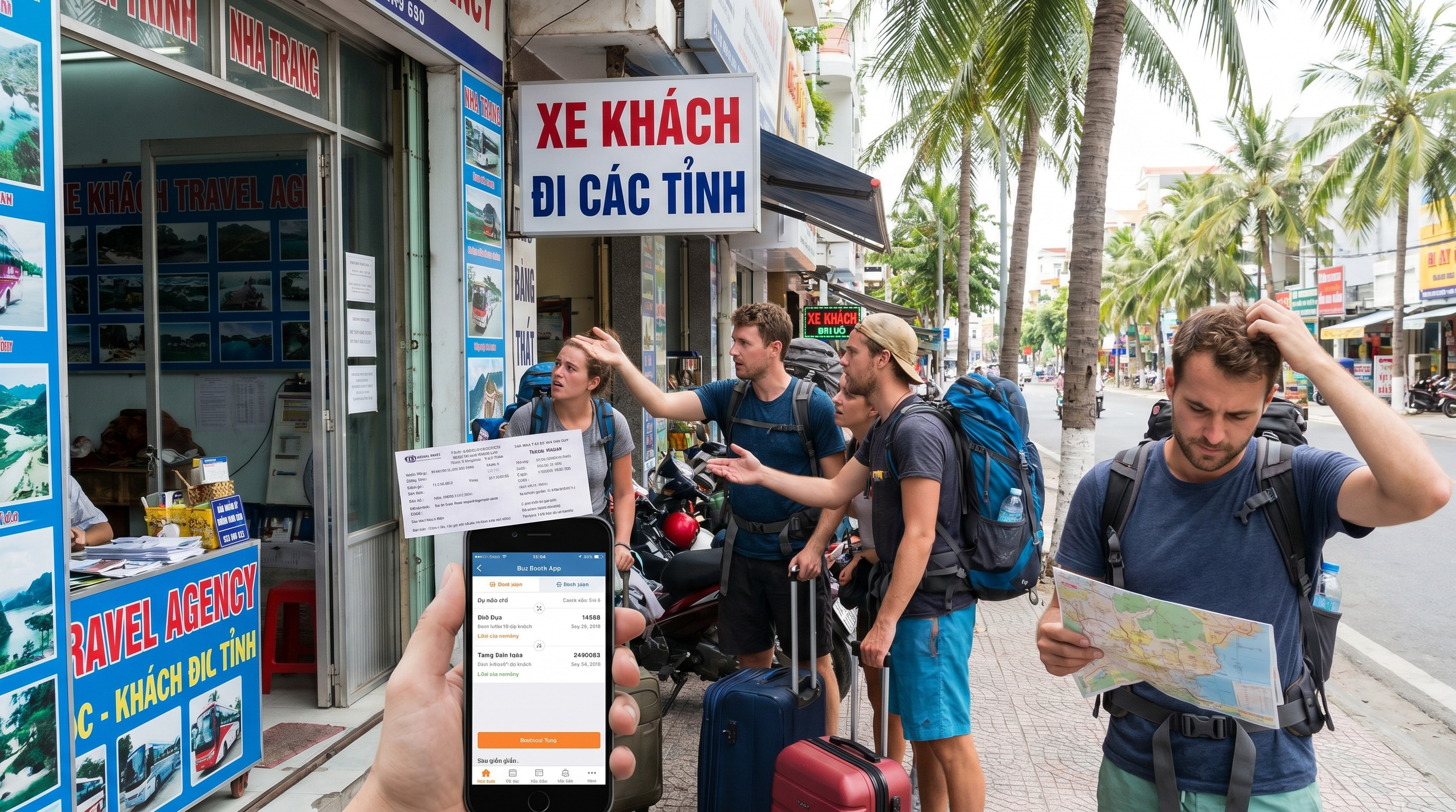 Những sai lầm phổ biến khi đặt vé xe đi Nha Trang